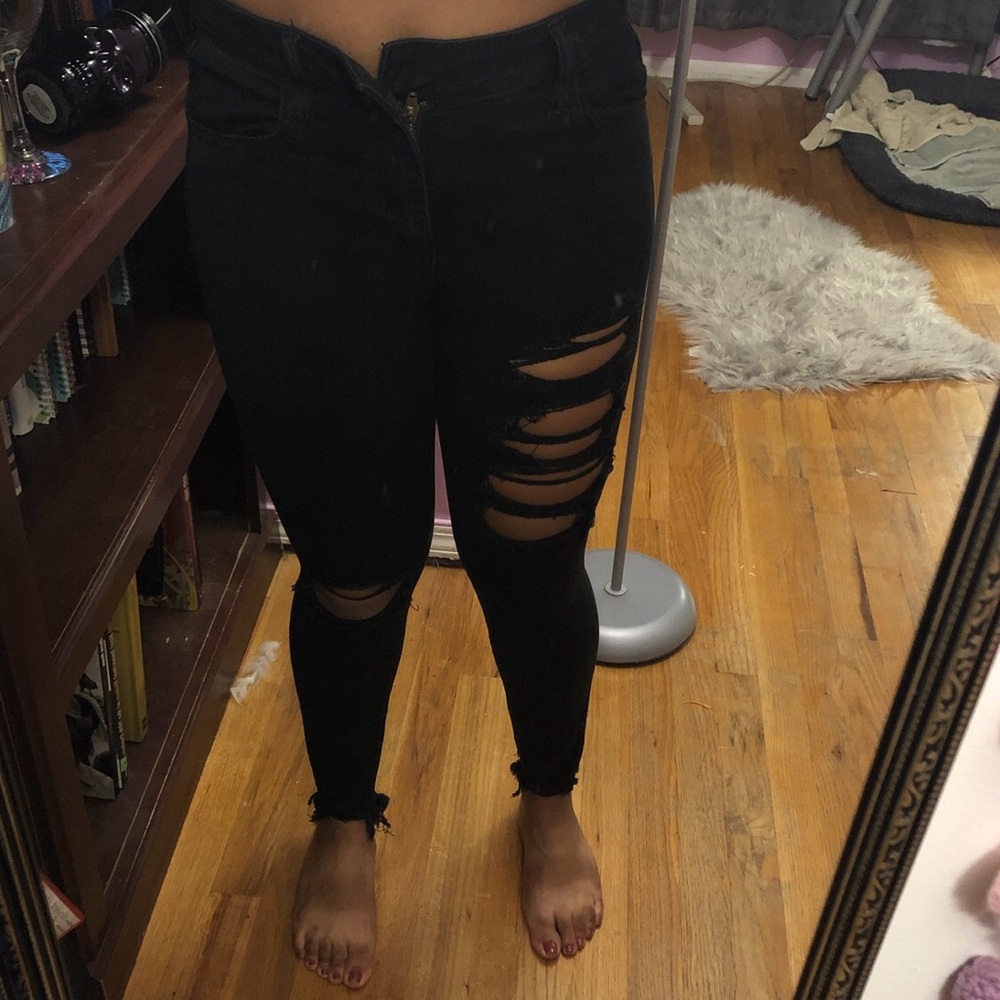 Black American Eagle Jeans Size 4